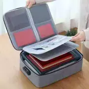 Document bag with lock, 3 Layers