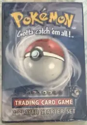 1999 Factory Sealed Pokemon Card Base 2 Player STARTER SET DECK !!