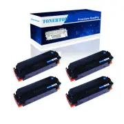 4PK CF411X Toner Cartridge fits for HP Color LaserJet Pro M452dn M452dw M477fnw
