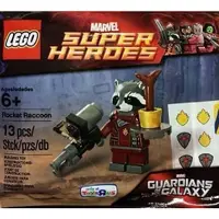 在飛比找蝦皮購物優惠-Lego樂高人偶 Marvel 星際異攻隊 火箭浣熊 500