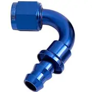 Aeroflow 400 Series Push Lock 120° Hose End -12AN, AF404-12