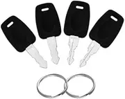 [Khxriypha] 4 Keys for TSA007 TSA002 Master Luggage Keys for TSA 007 002 Master Locks Universal Approved Luggage Suitcase Password Locks(4)