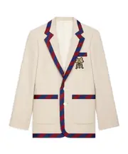 blason classic jacket in cashmere wool FR48,FR50 Nude