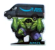 800 FICO Incredible Hulk TOM TEAM Amazon Employee Peccy Pin