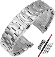 [UMCNVV] Watchstrap For Panerai Luminor Series Pam441 Pam111 Band Men Steel Belt Watch Band Accessories 22mm 24mm