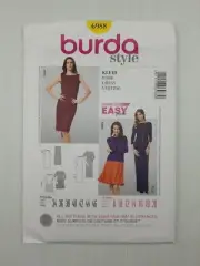 Burda Sewing Pattern 6988 Women's Dress Pattern Size US 8-20 EUR 34-46 NEW