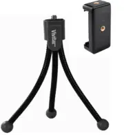 Vivitar webcam tripod 4" Pocket Tripod For Smartphone iphone and Camera 35 mm
