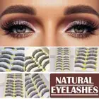 10 Pairs Fake Eyelashes Are Naturally Thick, Criss Crossing And Messy Eyela Q1P1