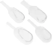 [QSAENHA] 4-part Weighing Boat Made of Glass, Round, Weighing Container Set, Laboratory Glassware/1797