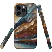 For iPhone 14 Pro Max Tough Protective Cover, Magic Mountain River