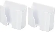 COMNESTBI 2 Pcs Wall Mount Phone Holder Durable Adhesive Remote Control Organizer for Bedroom Saving Wall Organizer