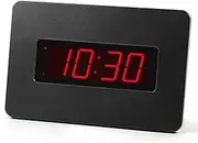 Timegyro Digital LED Alarm Clock Wall Clock, 1.4 Inch LED Time Display, Battery-Operated Clock, Brightness Adjustable for Bedroom, Living Room, Next, Table Top