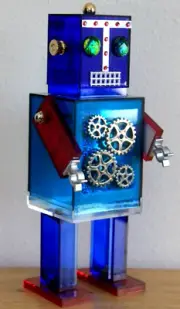 Two-Sided Robot, by Mr. Nuts & Bolts Robots, a totally unique handcrafted Robot!