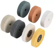 Grinding Wheel Buffing Wheels Kit 3 inches 7 Pieces. for Mini Small Polishing...