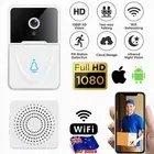 Wireless Security Smart WiFi Doorbell Video Phone Camera Door Bell Ring Intercom