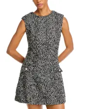 French Connection Chantelle Herringbone Dress