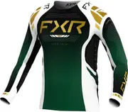 FXR Helium 2025 Motocross Jersey, white-green, Size 2XL for Men White Green