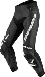 Spidi RR Pro 2 Motorcycle Leather Pants, black-white, Size 50 for Men Black White