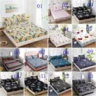 Soft Boho Floral Fitted Sheet Set Bedding Mattress Protector Queen/King Size AU