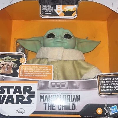 Mandalorian the child animatronic character with carry bag new in box