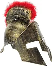 [Yardenfun] 1pc Helmet Hat Knight Legions Helmet Adult Helmet Costume Greek Corinthian Helmet Armour Helmet Roman Headwear Soldier Helmet Cap Helmet Prop Pvc Plastic Material