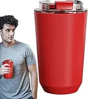 Insulated Coffee Cup - 380ml Stainless Steel Drink Tumbler with Lid | Leakproof Coffee Tumbler Container Double Walled Vacuum Cups for Men Women