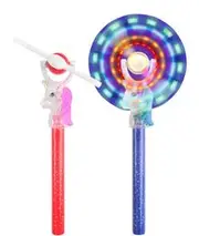 Popsey Unicorn Spinning Music Light Wand