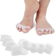 Silicone Toe Separator Gel Bunion Corrector Spreader Pain Relief Unisex (2Pair)