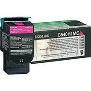 Lexmark C540H1MG MAGENTA TONER YIELD 2K PAGES FOR C540, C543, C544, X543, X544