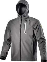Diadora Utility Sail Softshell, workwear jacket unisex , color: Dark Grey , size: 3XL
