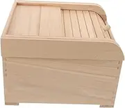 Ciieeo Rice Storage Containers Cereal Container Grain Storage Wooden Rice Box Kitchen Organization