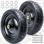 13 Inch Flat Free Tire - 13'' Tire for Garden Cart Wheels, Wheelbarrow Tire 13 I