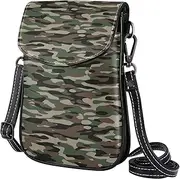 [FVQL] Crossbody Bag for Women, Purse, Messenger Bag, Shoulder Bag, Camouflage pattern