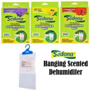 3PCS NEW Hanging Scented Dehumidifer 160g Lavender, Lemon, Strawberry AU
