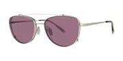Paradigm Pryor Sun Clip Clip-On Only Silver Men's Sunglasses Silver Size 54