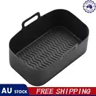 Air Fryer Silicone Liners Reusable Rectangle Oven Baking Tray for Home Baking