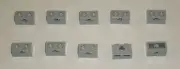 LEGO NEW 1x2 Light Bluish Grey Technic Brick Axle Hole (10x) 4233493 Brick 32064