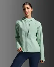Ignition Shield Waterproof Jacket, 2XU, XS, DigitalMint/DigitalMintReflect, Female