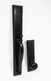 EMTEK Jefferson Series Dummy Handleset w/ Providence Knob in Oil Rubbed Bronze