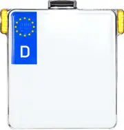 Heinz Bikes All-In-One D, 2in1 signals/license plate light , color: Chromed , size: 180x200 mm