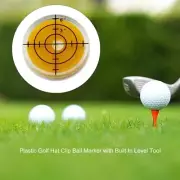 Golfs Green Reader Putt Golfball Marker Golfs Putting Aid Round Bubble Levels