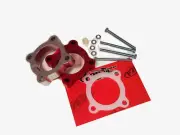 P2R Throttle Body Spacer Billet Red Fits 2015 2016 Ford F150 2.7L EcoBoost