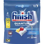 Finish Quantum Lemon Dishwashing Tablets 50 pack