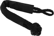 GANAZONO Synthetic Winch Cable Rescue Rope Car Flexible Shackle Towing Recovery Straps Tow Hook Connector Winch Shackle Easy to Handle Difficult Towing Points Random