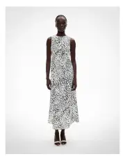 [Witchery] Back Detail Dress in Ocelot Print