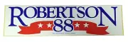 **NEW** 1988 PAT ROBERTSON For President Politican BUMPER STICKER Republican