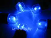 12 LED BLUE Waterproof Submersible Balloon Paper Lantern Light Wedding Floral