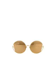 Quarry C1 round-frame sunglasses 59 Nude