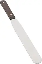 Straight Icing Spatula, Stainless Steel Cake Decorating Frosting Spatulas, with Wooden Handle (8 Inch)