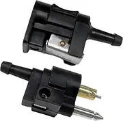 Ohleats 1/4'' 6mm Barb Female Fuel Line Quick Connector, 6Y1-24305-06-00 Marine Engine Fuel Line Connector Fittings, Replacement Fuel System Fittings with 6G1-24304-02-00 Male Connector